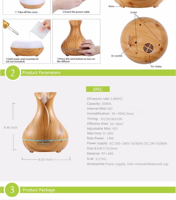 Essential oil diffuser ( فواحة كهربائية )